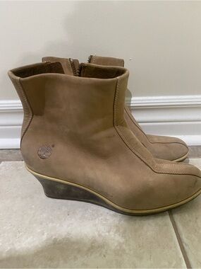 Timberland Women's Brown Wedge Ankle Boots